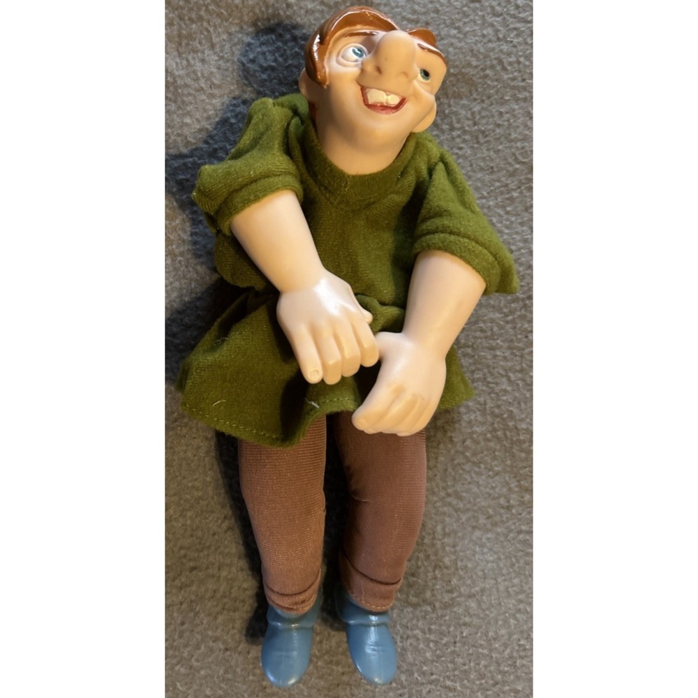 Disney Quasimodo Hunchback Of Notre Dame Doll 9" Plush Puppet Burger King Green